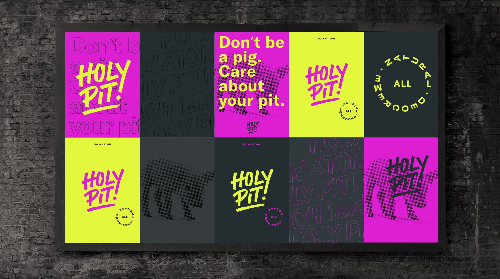 HolyPit! Branding Poster