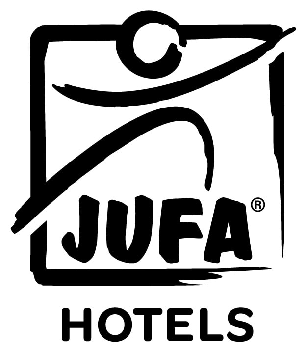 JUFA Hotels Logo Schwarz Weiss
